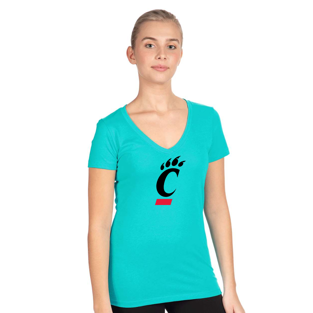 Women's Cincinnati Bearcats Next Level V-Neck T-Shirt
