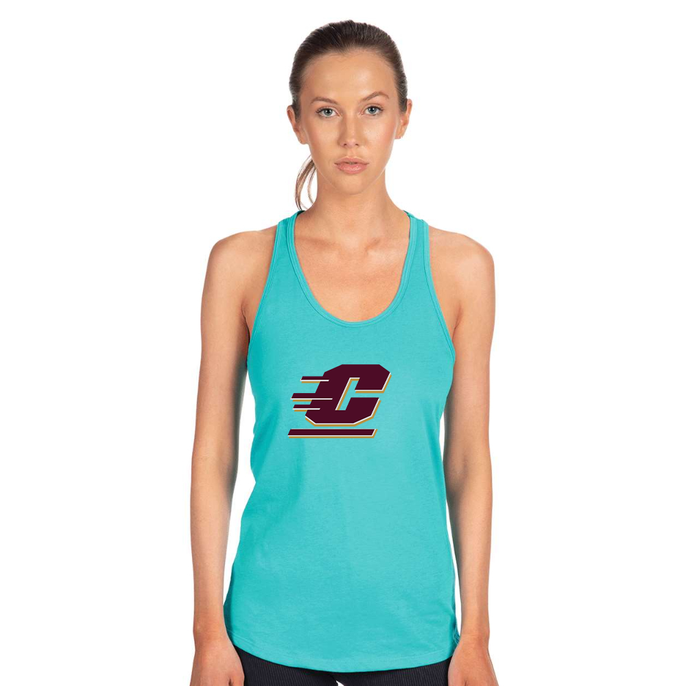Women's Central Michigan Chippewas  Next Level Ideal Racerback Tank
