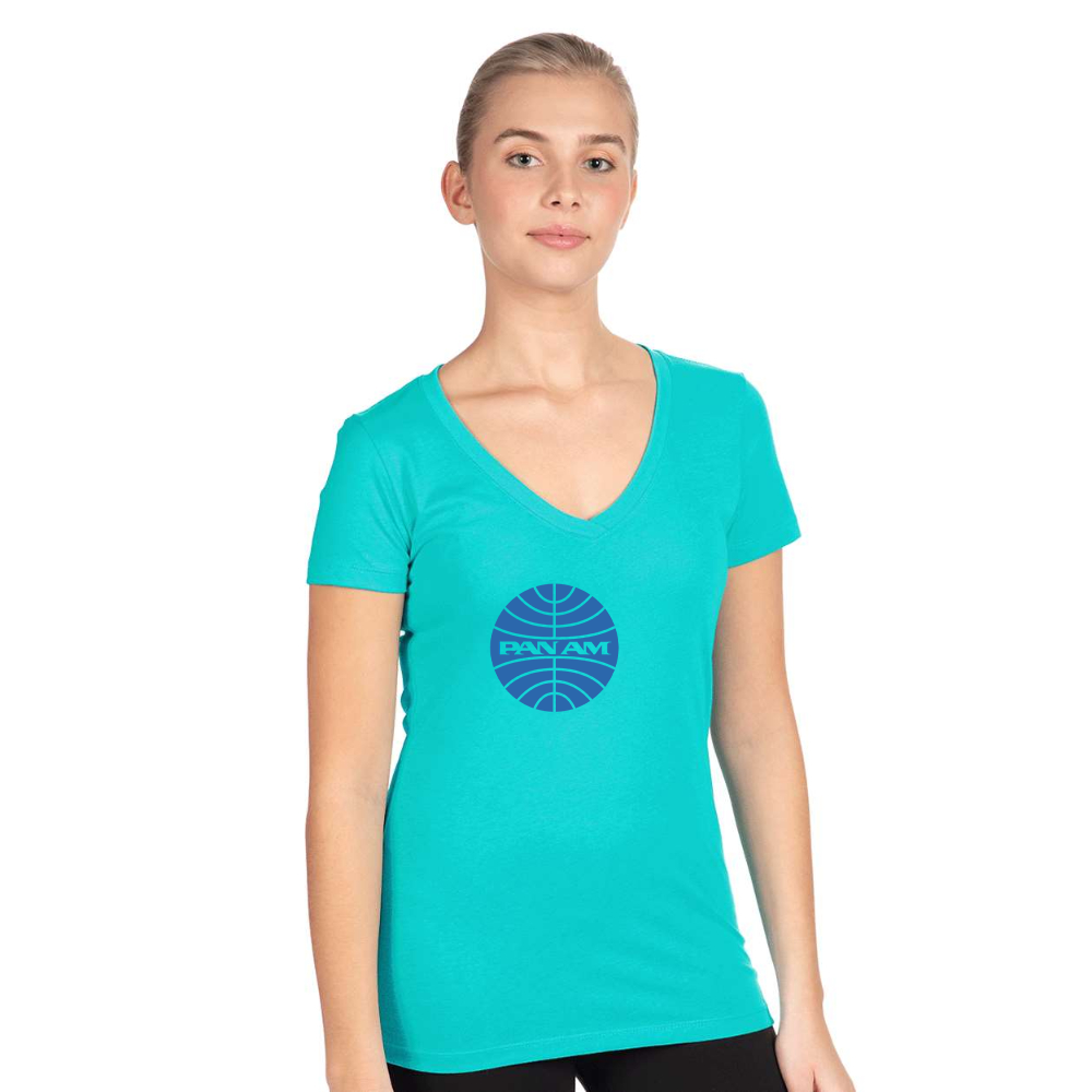 Women's Pan Am  Next Level V-Neck T-Shirt