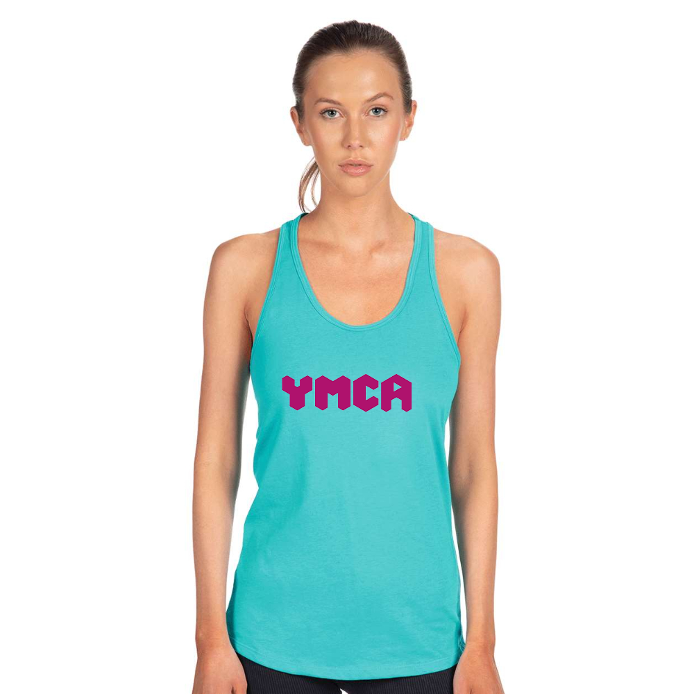 Women's YMCA Mauve  Next Level Ideal Racerback Tank