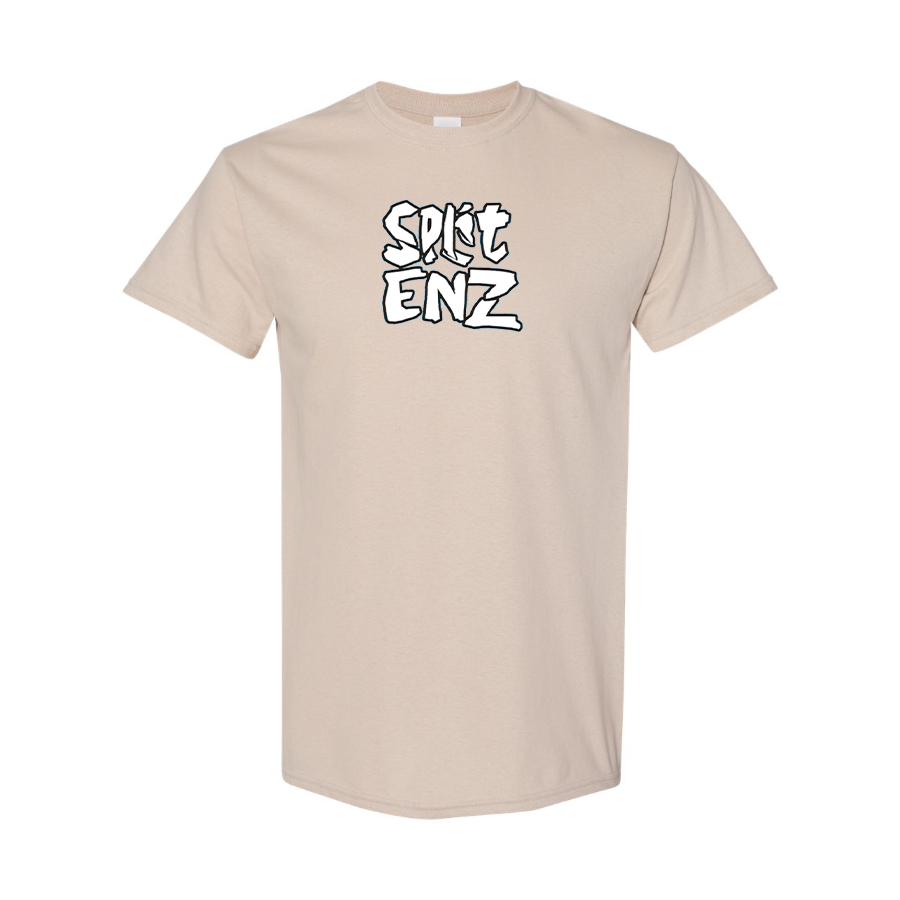 Men's Split Enz Logo Cotton T-Shirt