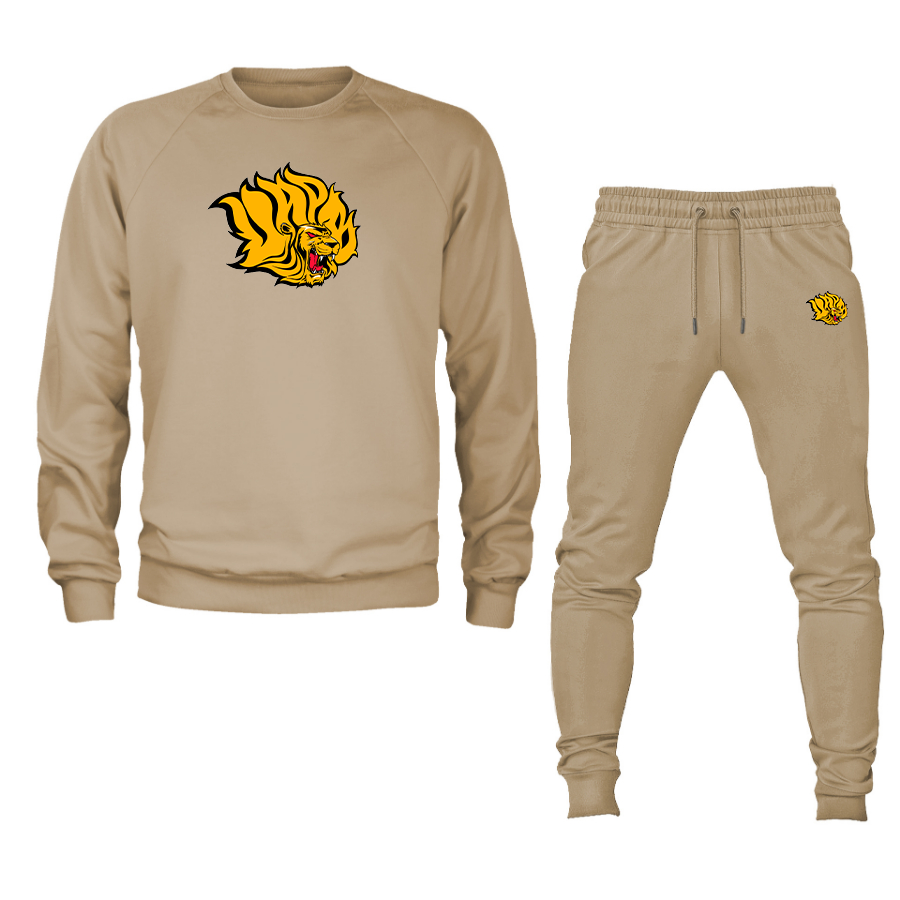 Men's Arkansas PB Golden Lions Crewneck Sweatshirt Joggers Suit