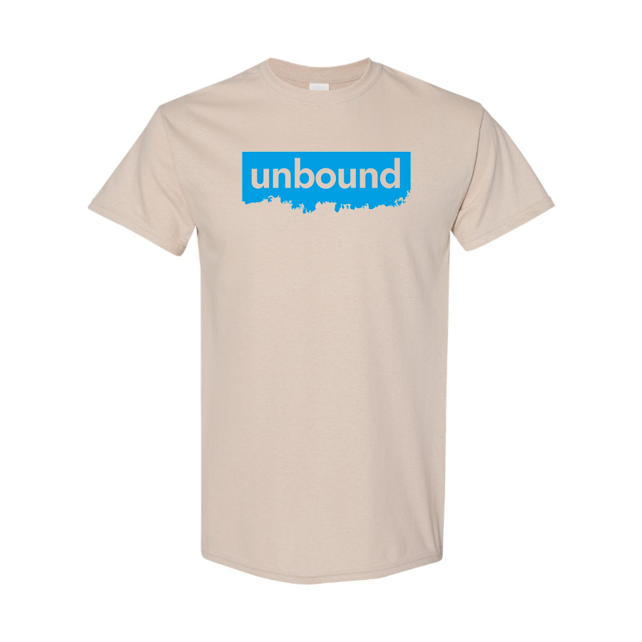 Men's Unbound Live Logo   Cotton T-Shirt