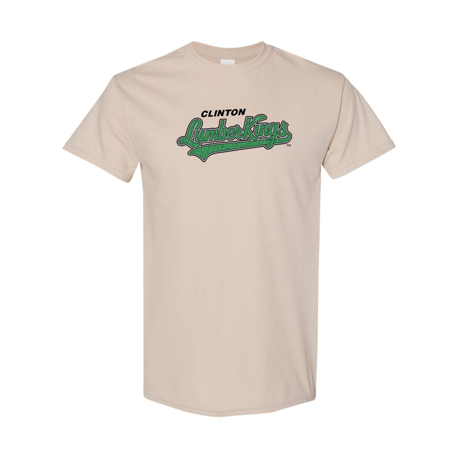 Men's Clinton LumberKings  Logo Cotton T-Shirt