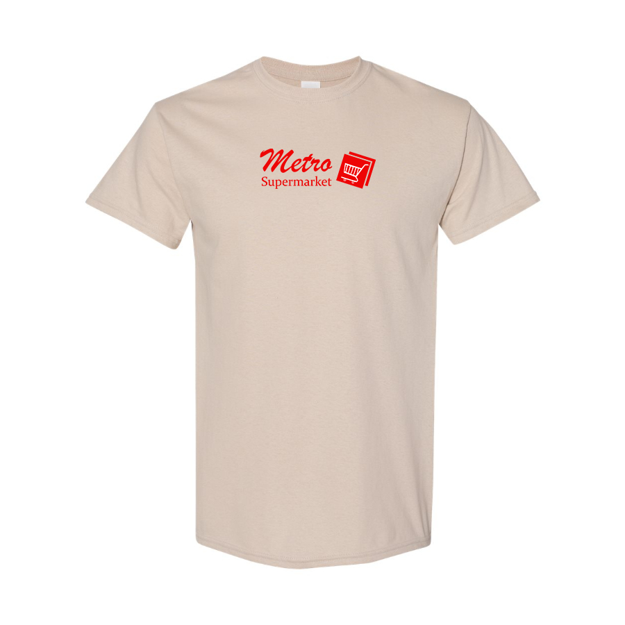 Men's Metro Supermarket Logo   Cotton T-Shirt