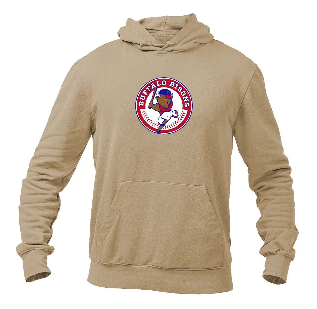 Men's Buffalo Bisons Logo Pullover Hoodie