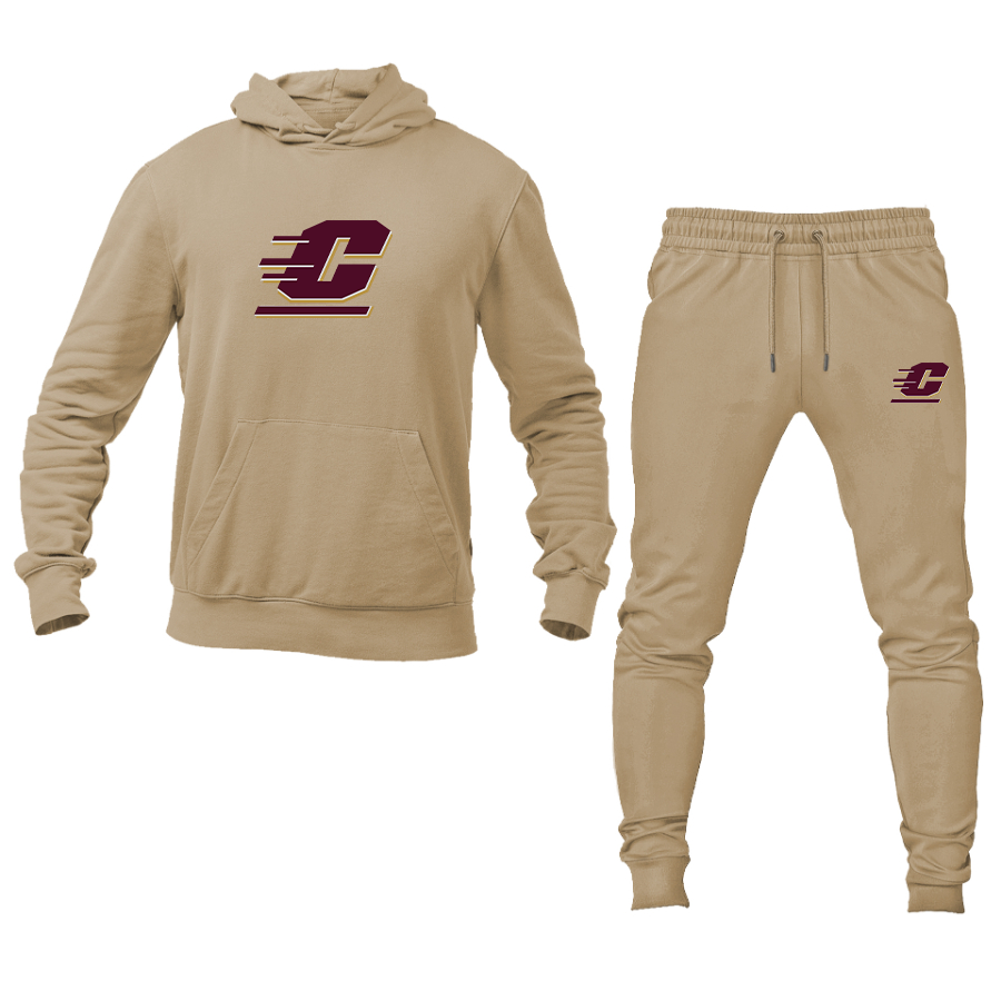 Men's  Central Michigan Chippewas  Hoodie Joggers Set