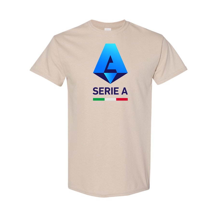 Men's Italian Serie A Logo Cotton T-Shirt