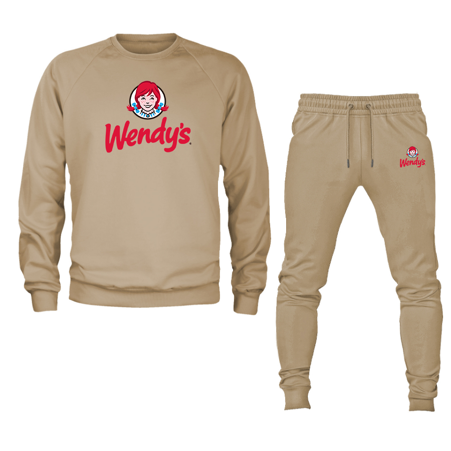 Men's  Wendy_s  Crewneck Sweatshirt Joggers Suit