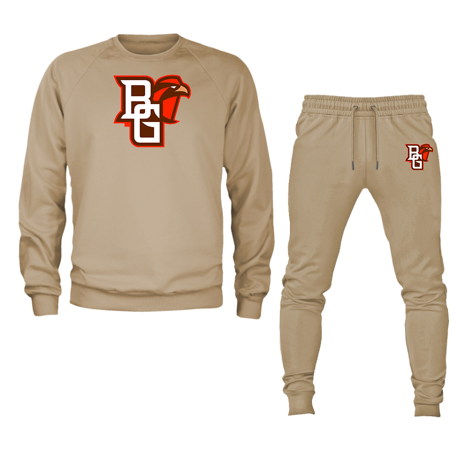 Men's Bowling Green Falcons  Crewneck Sweatshirt Joggers Suit