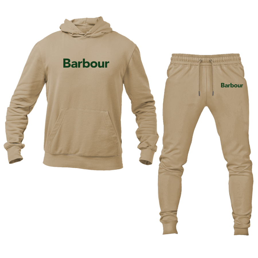 Men's Barbour  Logo Hoodie Joggers Set