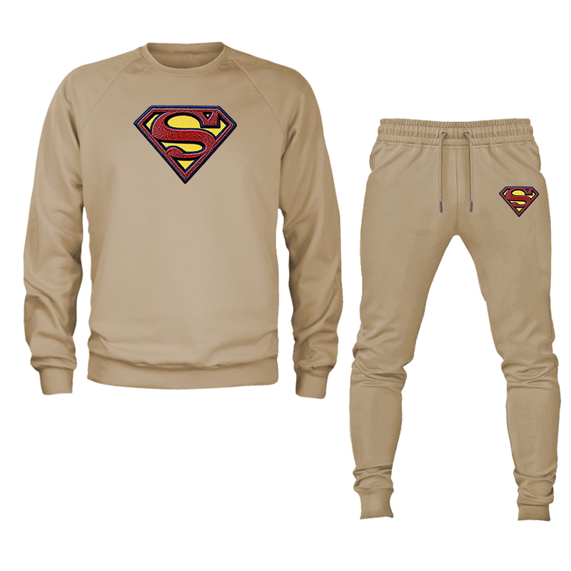 Men's (Design Here) Crewneck Sweatshirt Joggers Suit