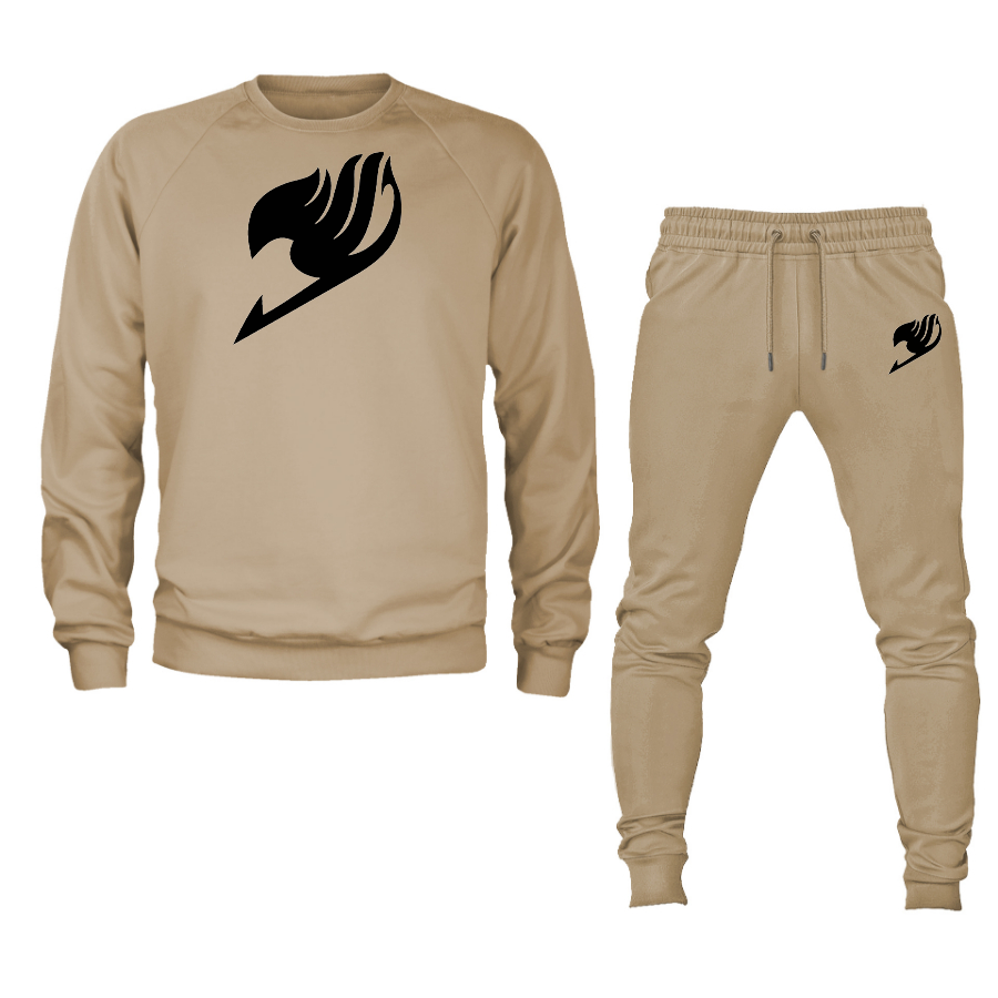 Men's  Fairy Tail  Crewneck Sweatshirt Joggers Suit