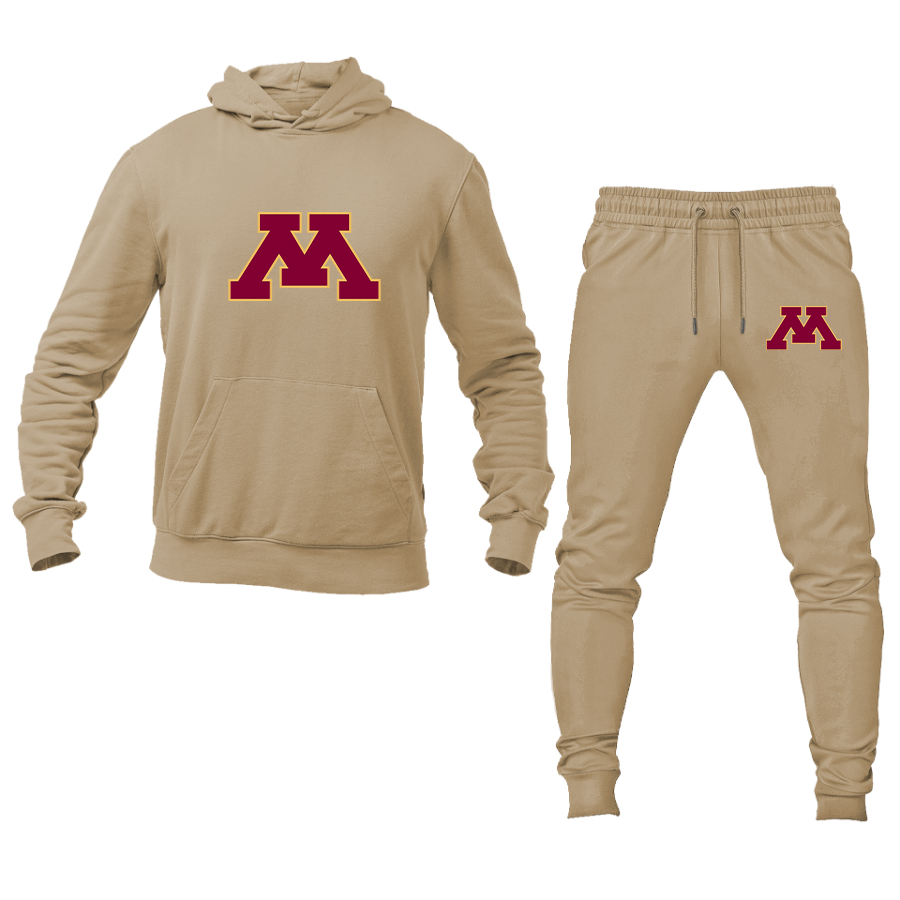 Men's Minnesota Golden Gophers Logo Hoodie Joggers Set