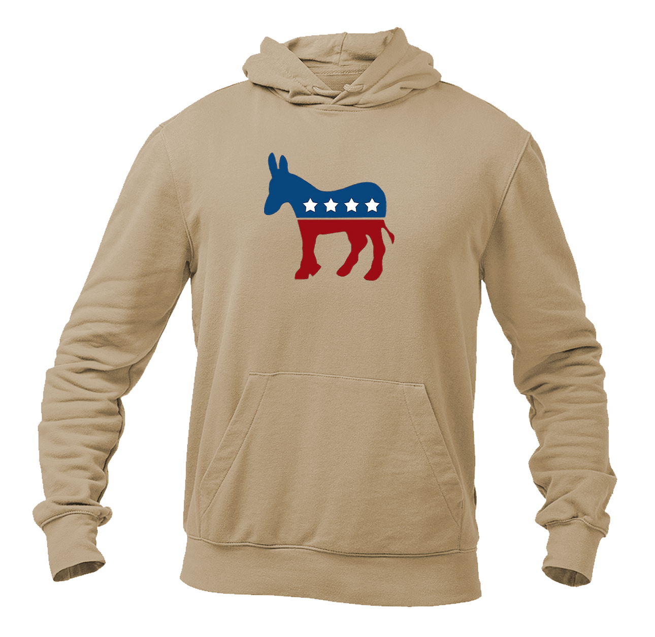Men's Democrat Election Symbol Heavy Blend Hooded Sweatshirt