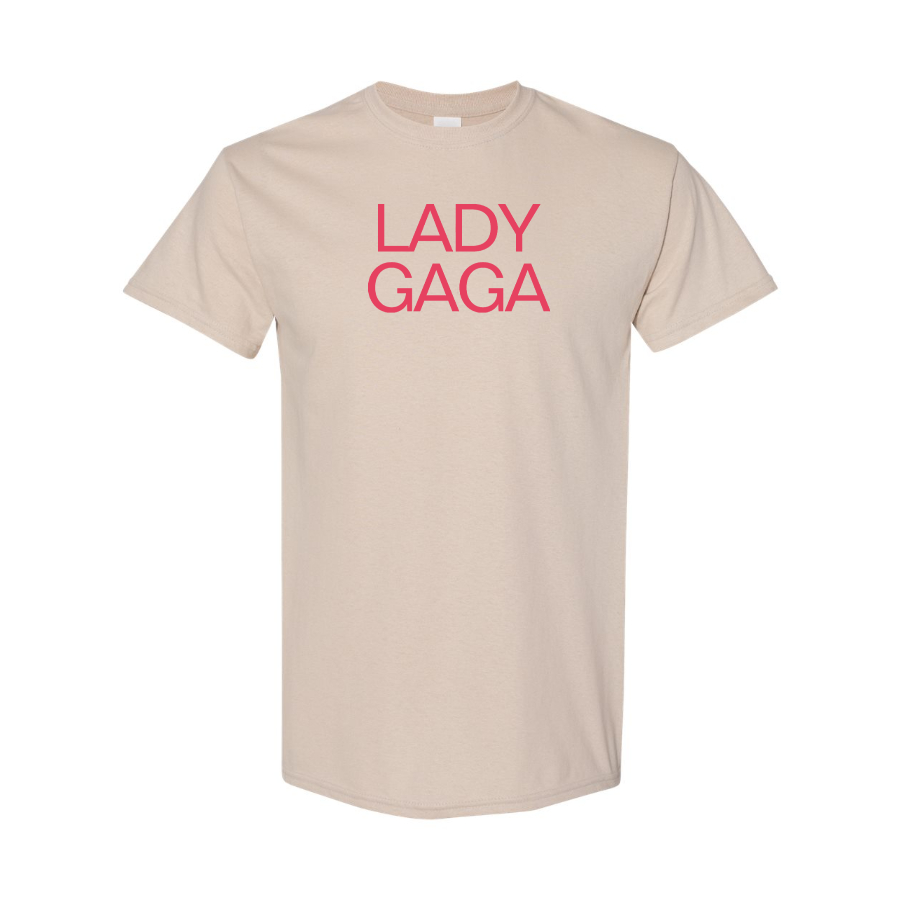 Men's Lady Gaga Logo Cotton T-Shirt