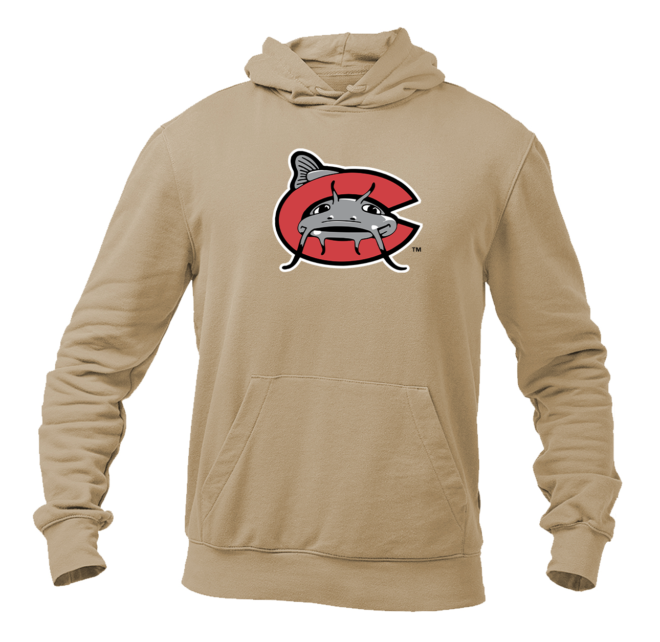 Men's Carolina Mudcats  Logo Pullover Hoodie