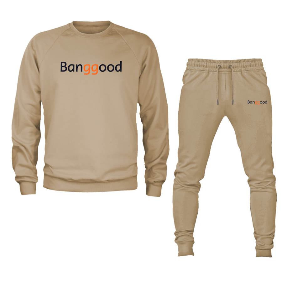 Men's Banggood  Crewneck Sweatshirt Joggers Suit