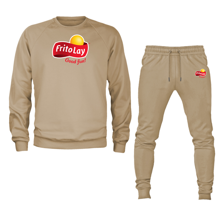 Men's Frito Lay Crewneck Sweatshirt Joggers Suit