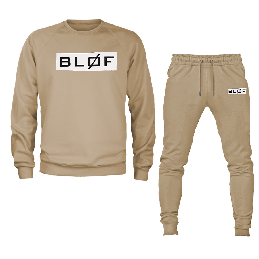 Men's  BLØF Crewneck Sweatshirt Joggers Suit