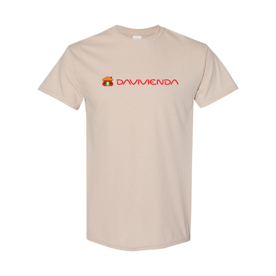 Men's Davivienda Logo Cotton T-Shirt