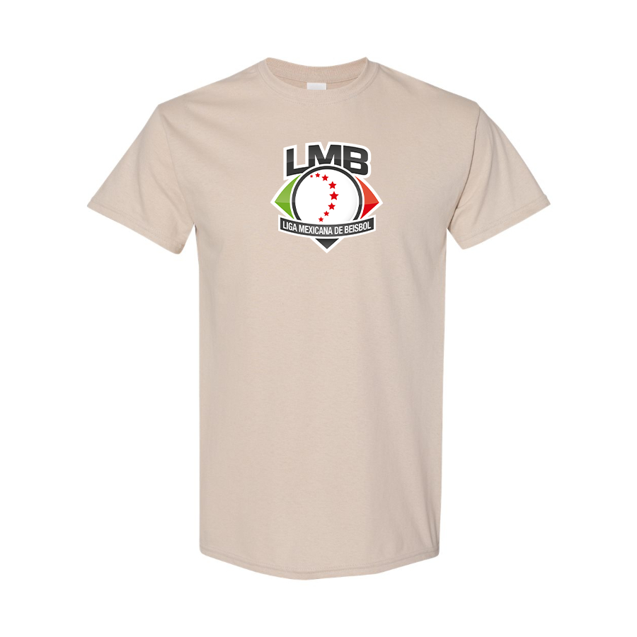 Men's Liga Mexicana de Béisbol Logo Cotton T-Shirt