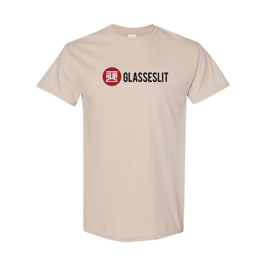 Men's Glasseslit Logo Cotton T-Shirt