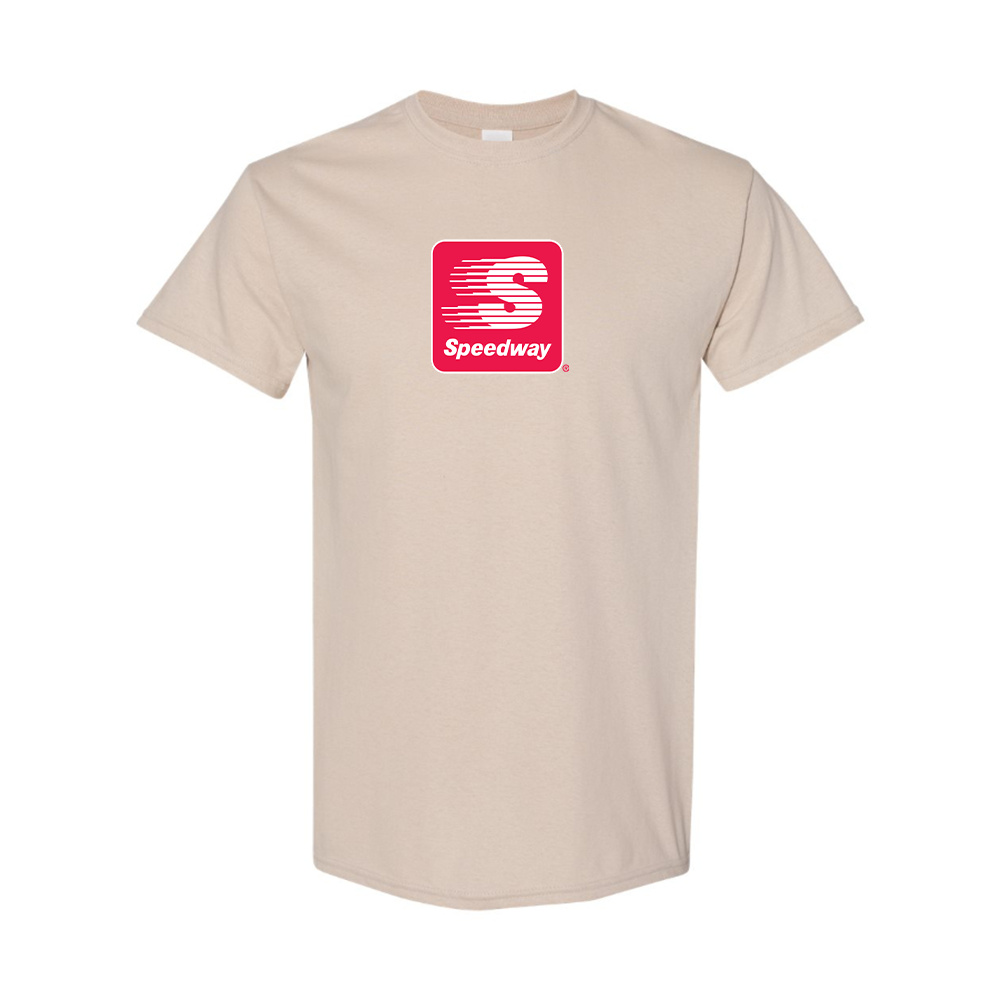 Men's Speedway Gas Station Logo Cotton T-Shirt
