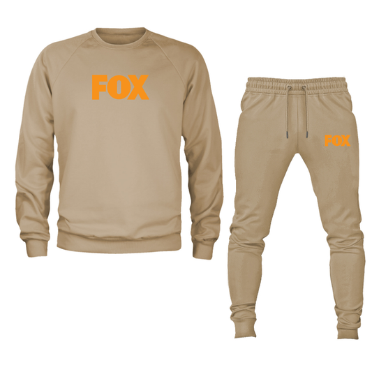 Men's  Fox  Crewneck Sweatshirt Joggers Suit