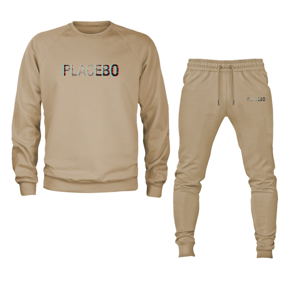 Men's  Placebo Crewneck Sweatshirt Joggers Suit