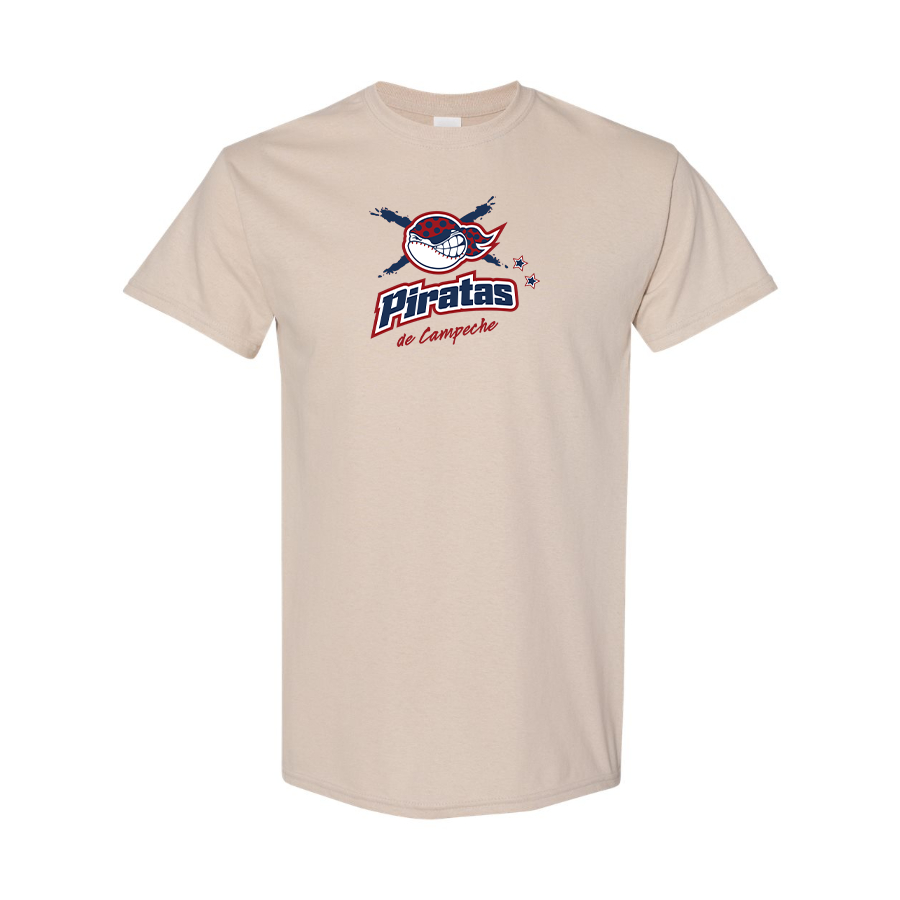 Men's Campeche Piratas  Logo Cotton T-Shirt