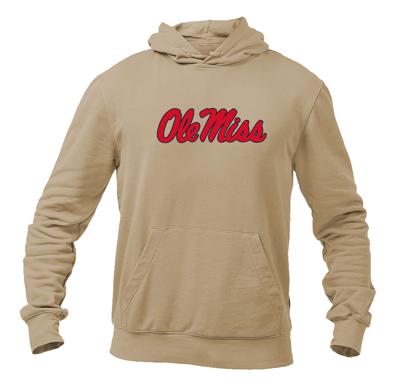 Men's Mississippi Rebels  Logo Pullover Hoodie