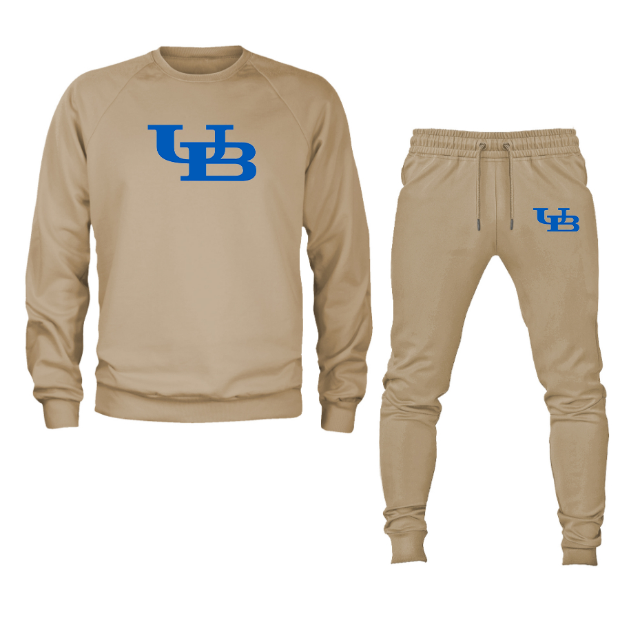 Men's  Buffalo Bulls  Crewneck Sweatshirt Joggers Suit