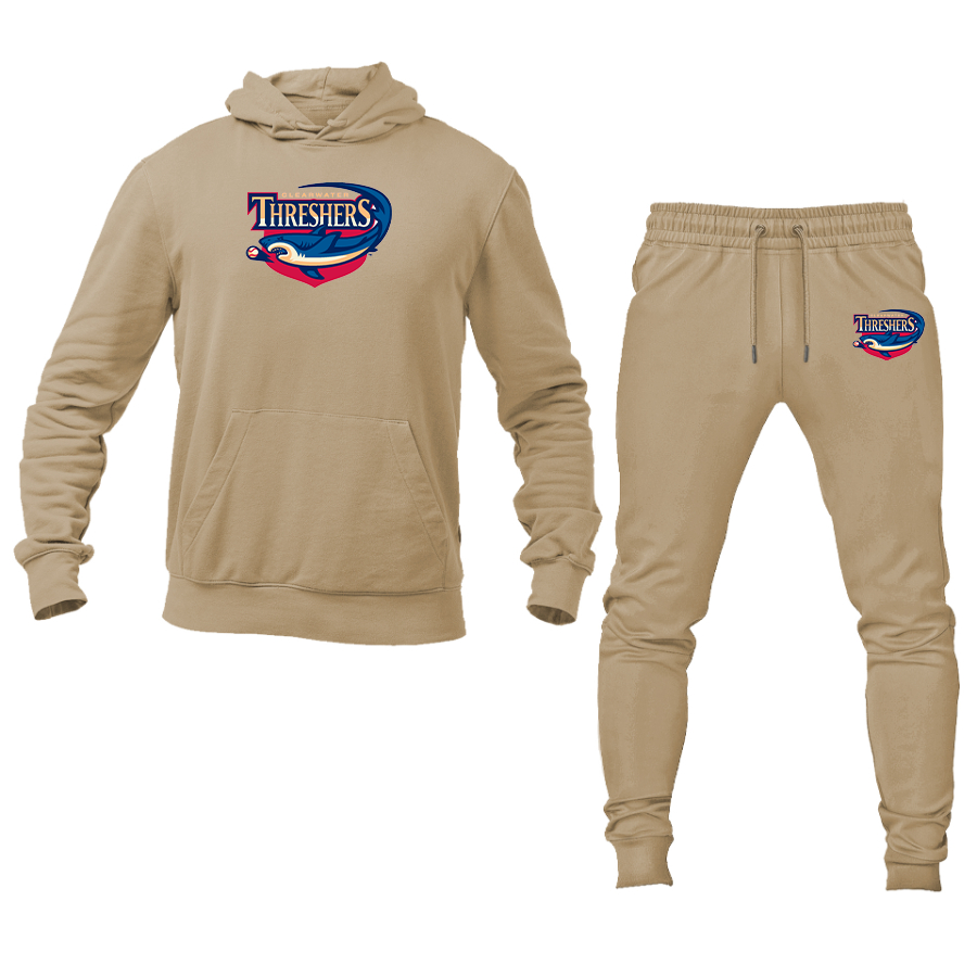 Men's Clearwater Threshers Logo Hoodie Joggers Set