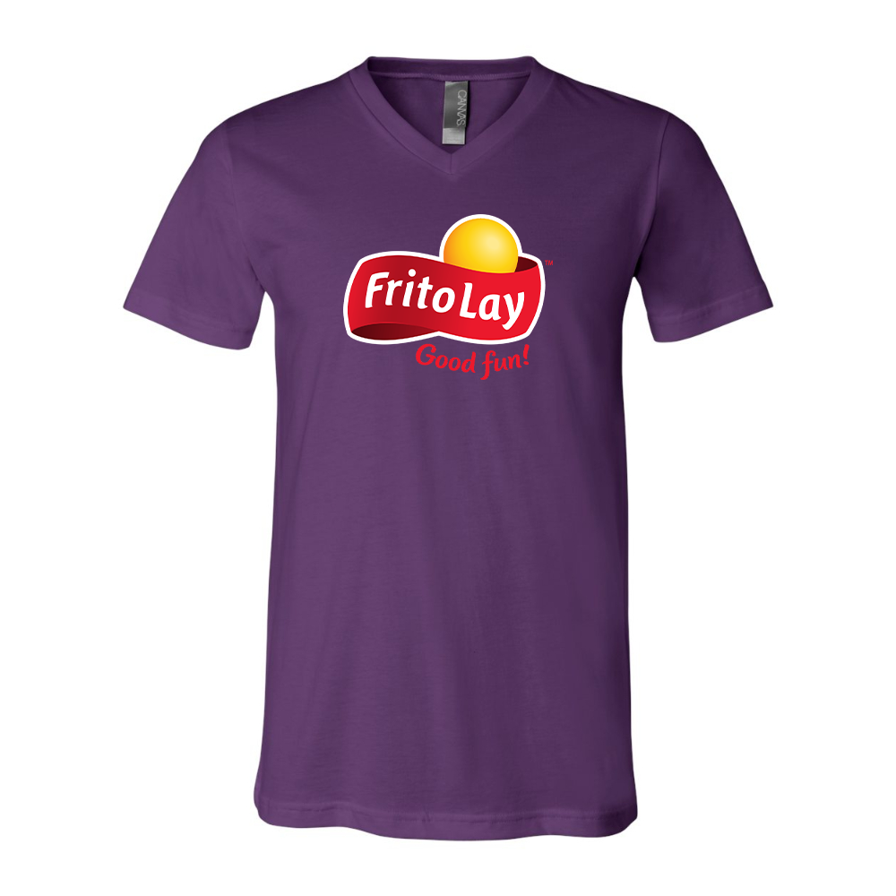 Frito Lay BELLA  CANVAS - Jersey V-Neck T-Shirt