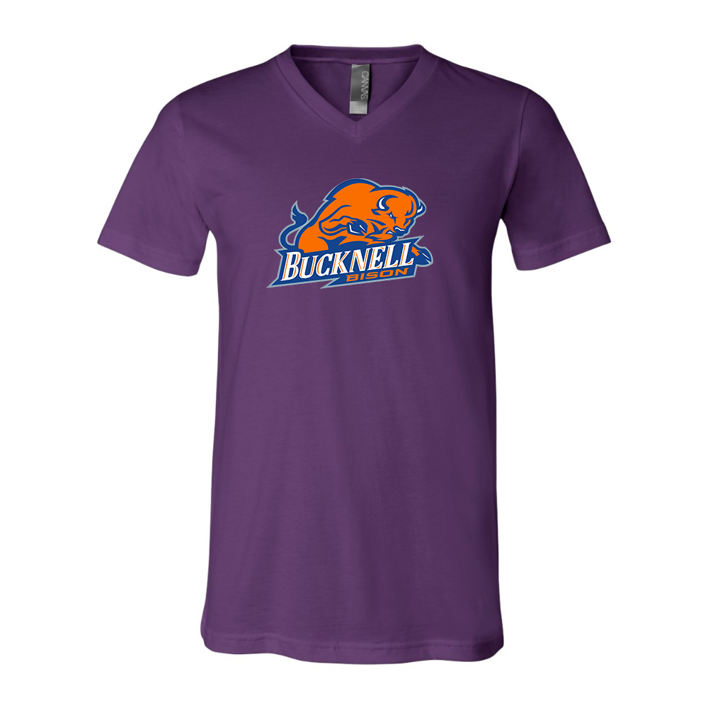 Bucknell Bison BELLA  CANVAS - Jersey V-Neck T-Shirt