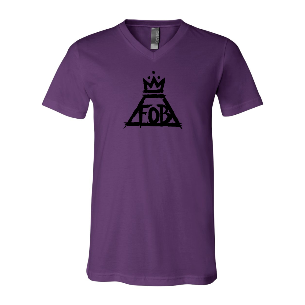 Fall Out Boy BELLA  CANVAS - Jersey V-Neck T-Shirt