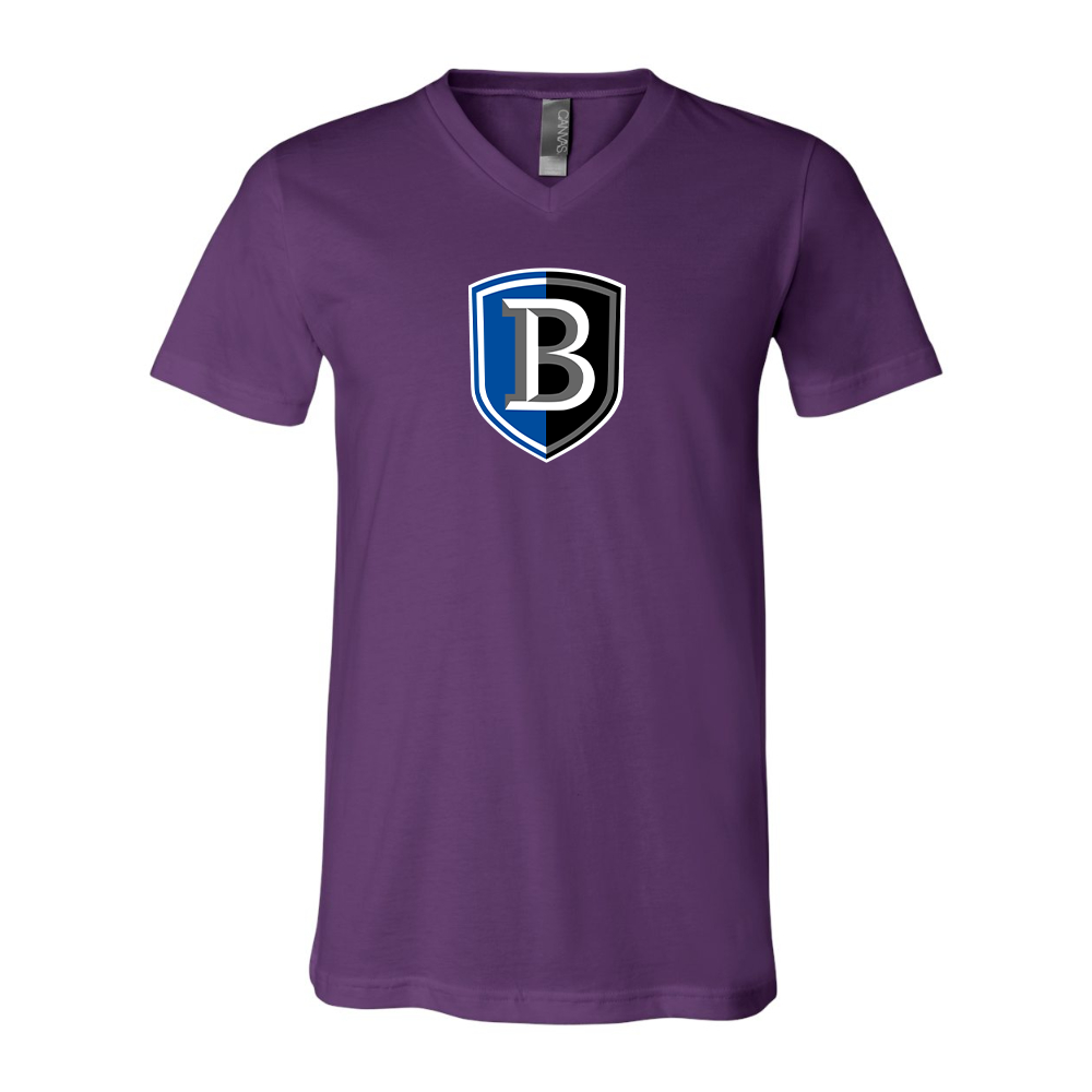 Bentley Falcons BELLA  CANVAS - Jersey V-Neck T-Shirt