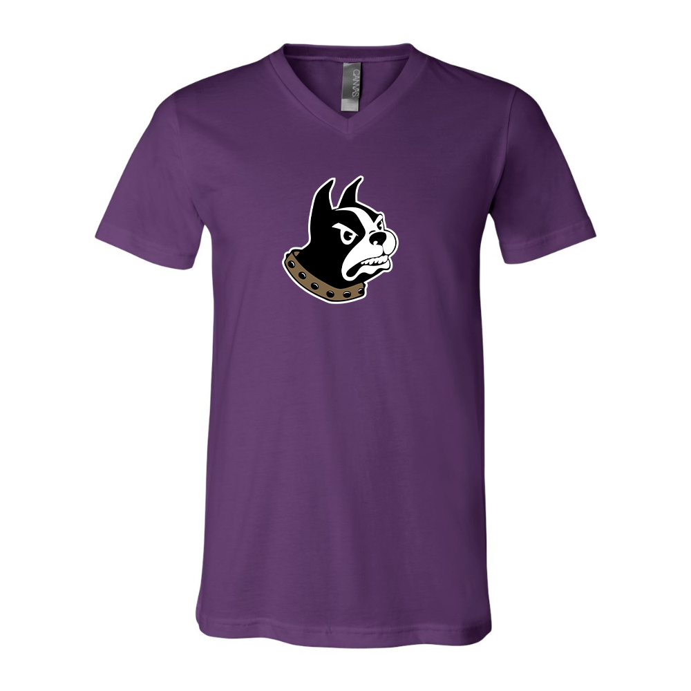 Woffrd Terriers BELLA  CANVAS - Jersey V-Neck T-Shirt