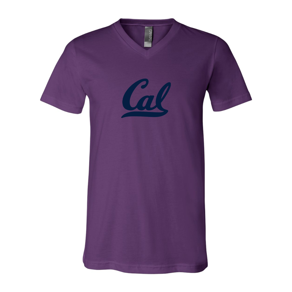 California Golden Bears BELLA  CANVAS - Jersey V-Neck T-Shirt