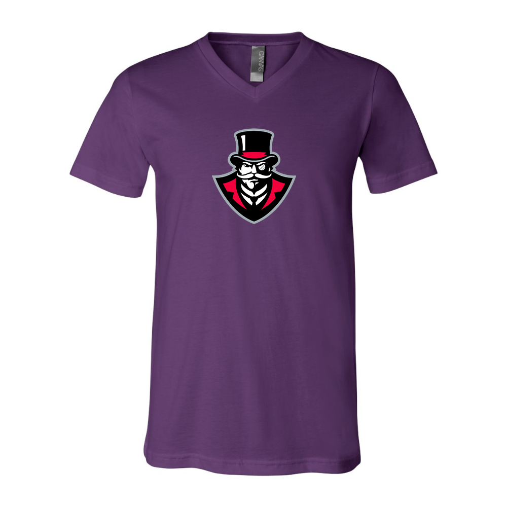 Austin Peay Governors BELLA  CANVAS - Jersey V-Neck T-Shirt