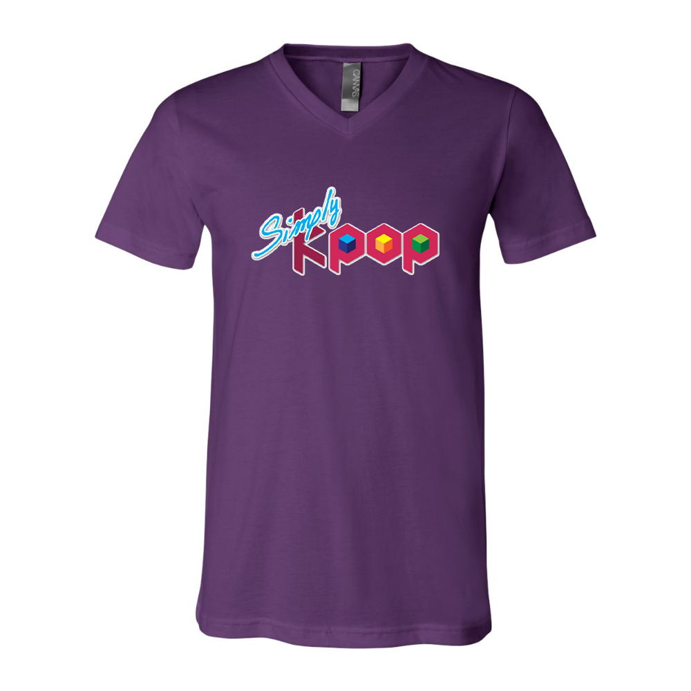 Simply Kpop BELLA  CANVAS - Jersey V-Neck T-Shirt