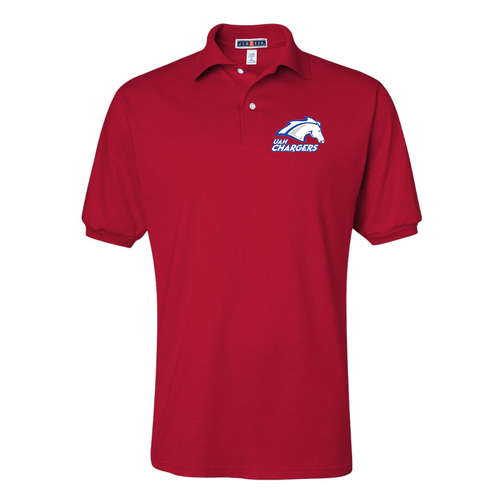 Men's Alabama Huntsville Chargers JERZEES  SpotShield polo
