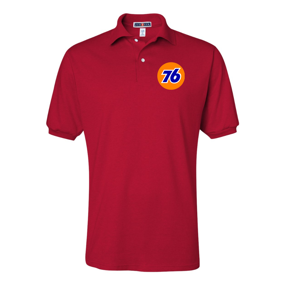 Men's 76 Gas Station JERZEES  SpotShield polo