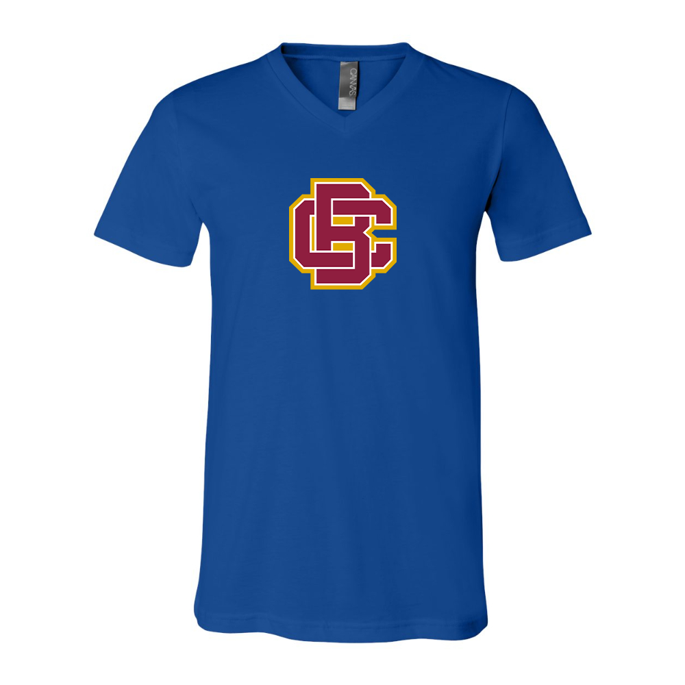 Bethune Cookman Wildcats BELLA  CANVAS - Jersey V-Neck T-Shirt