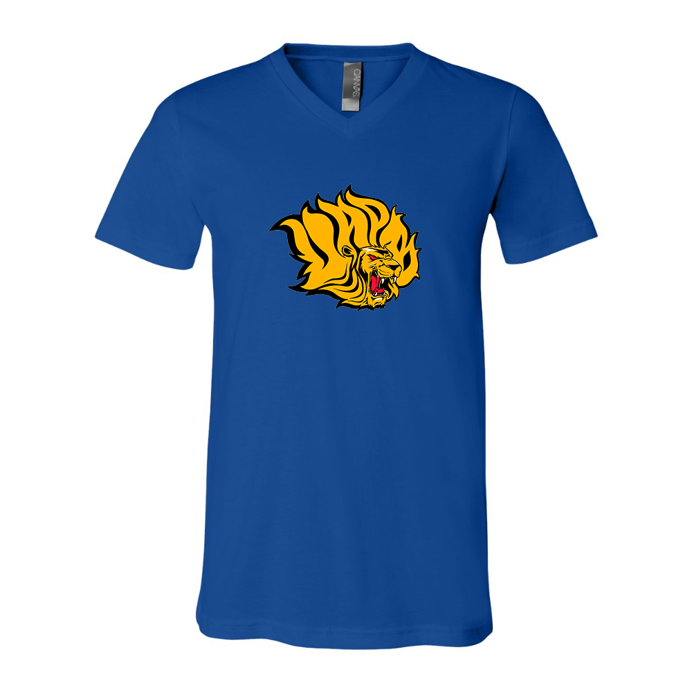 Arkansas PB Golden Lions  BELLA  CANVAS - Jersey V-Neck T-Shirt