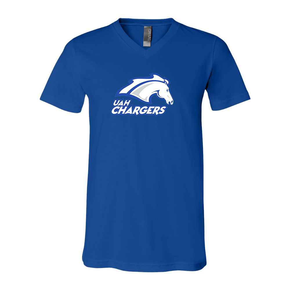 Alabama Huntsville Chargers  BELLA  CANVAS - Jersey V-Neck T-Shirt