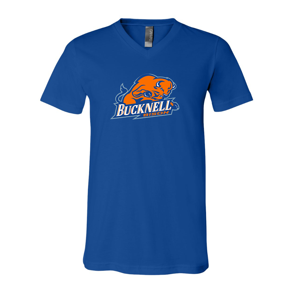 Bucknell Bison BELLA  CANVAS - Jersey V-Neck T-Shirt