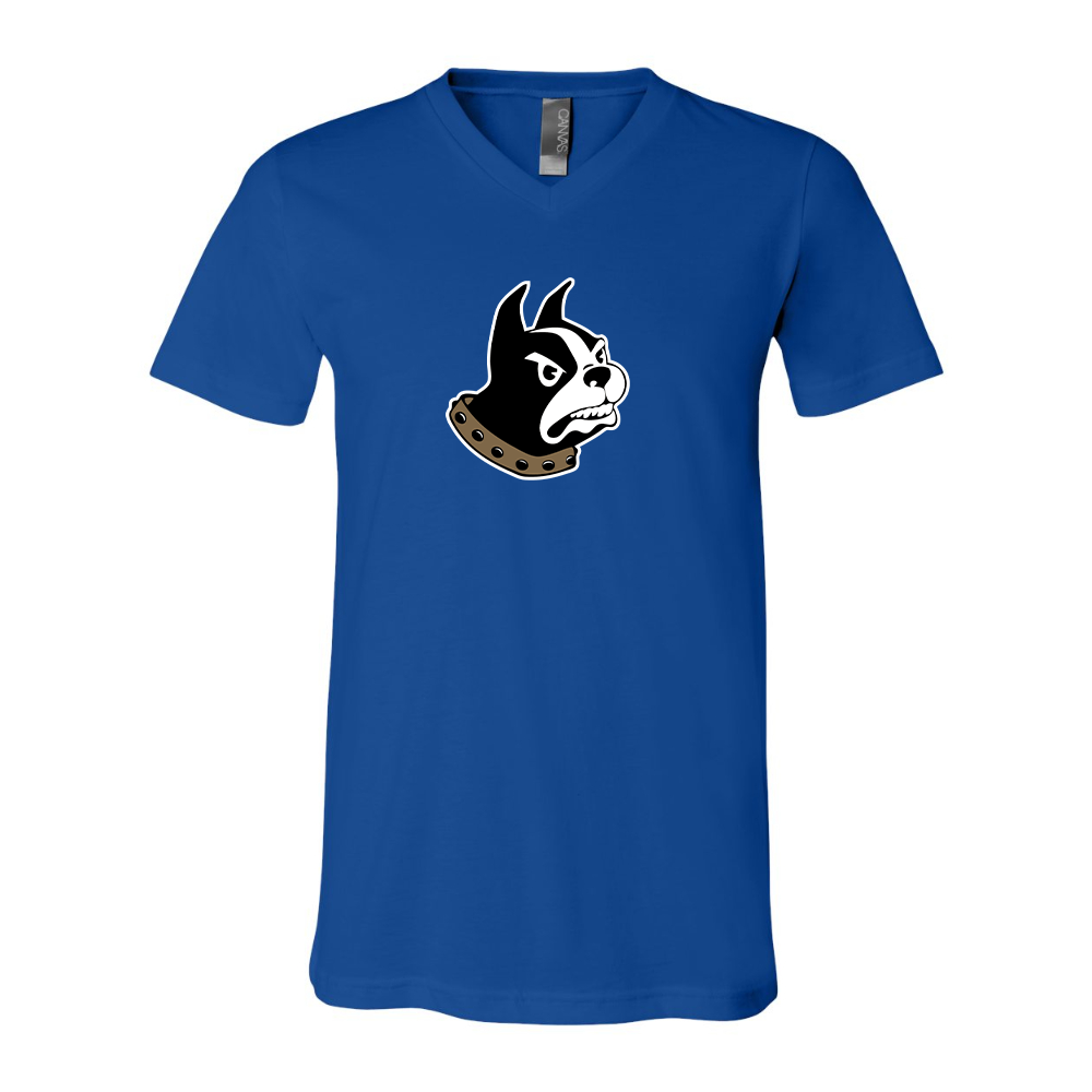 Woffrd Terriers BELLA  CANVAS - Jersey V-Neck T-Shirt