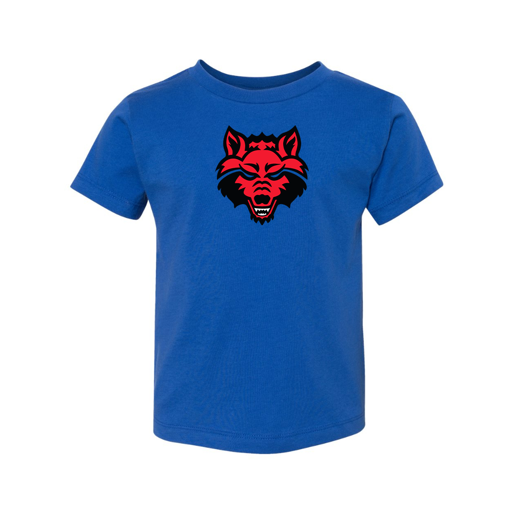 Arkansas State Red Wolves BELLA  CANVAS Toddler Jersey Tee